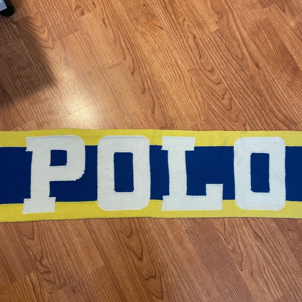 POLO Ralph Lauren Unisex Vibrant multi-color scarf - Picture 4 of 7